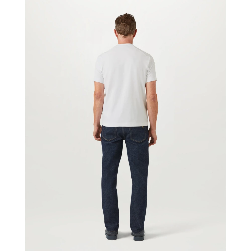 Belstaff Witte Alloy T-shirt Slim Fit White Heren