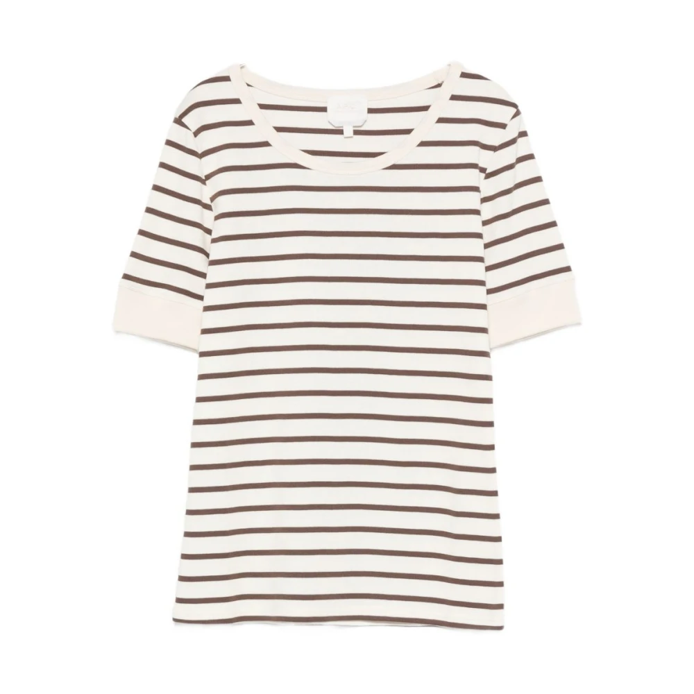 A.p.c. Women's Striped Crewneck T-Shirt