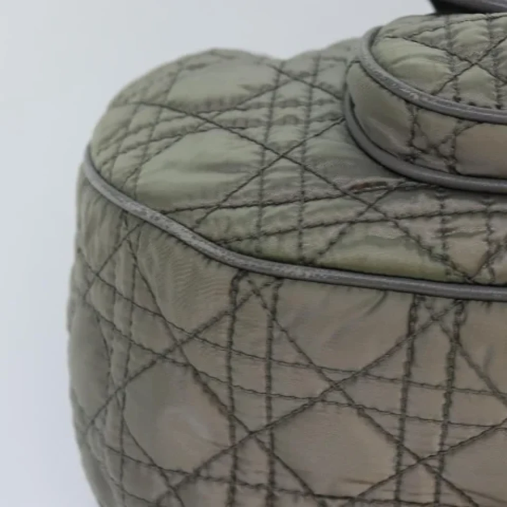 Dior Vintage Pre-owned Fabric dior-bags Gray Dames