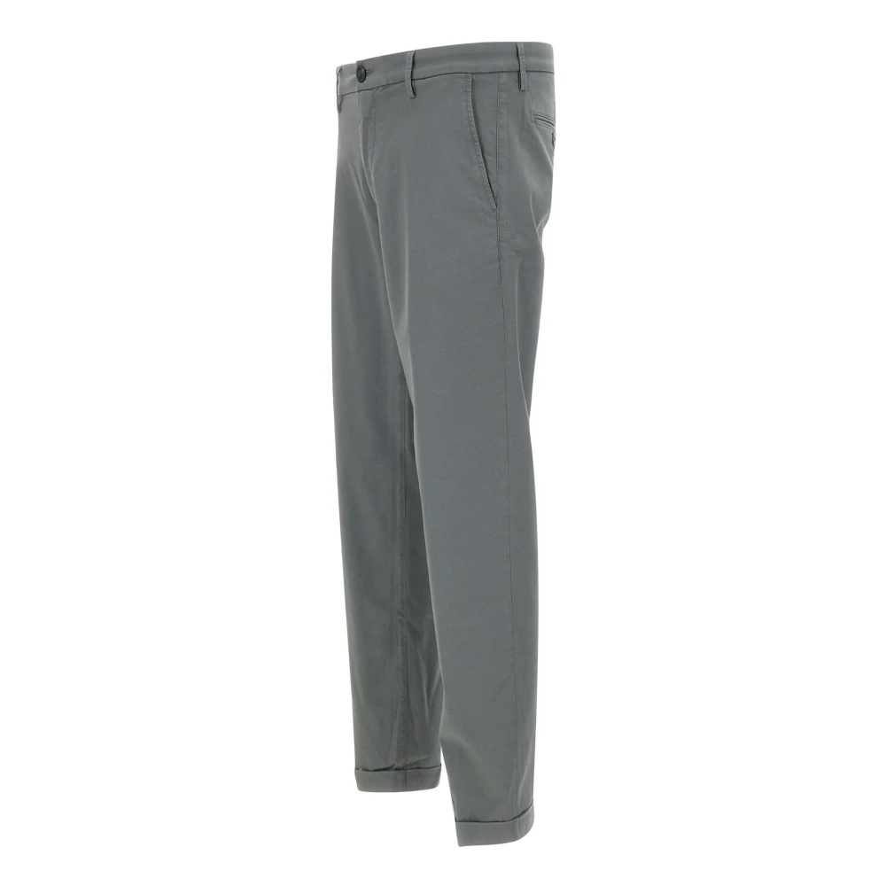 Re-Hash Men's Gray Straight Trousers, W31, Mucha Chinos