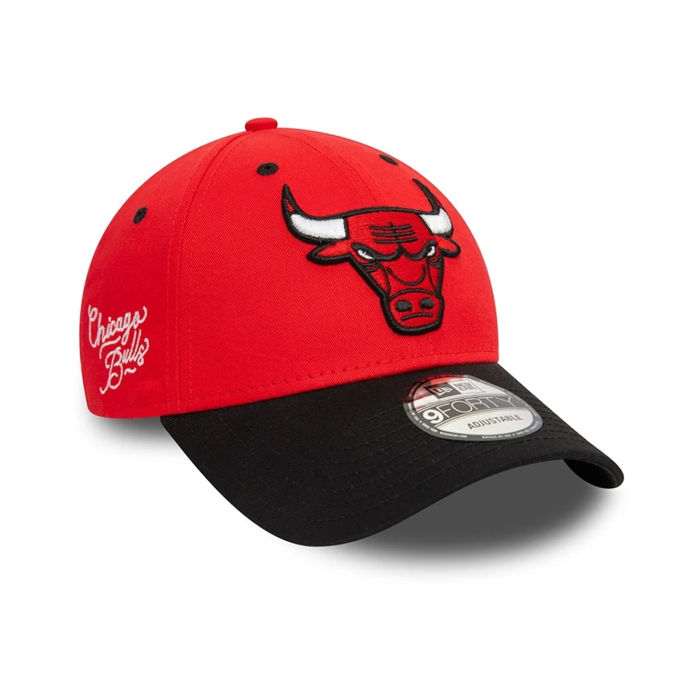 New era Chicago Bulls Rood-Zwart Hoed Red Heren