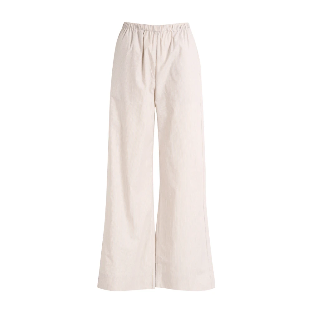 By Malene Birger Women's Beige Cabello Wide Trousers - Wide Trousers - Xs - Trousers