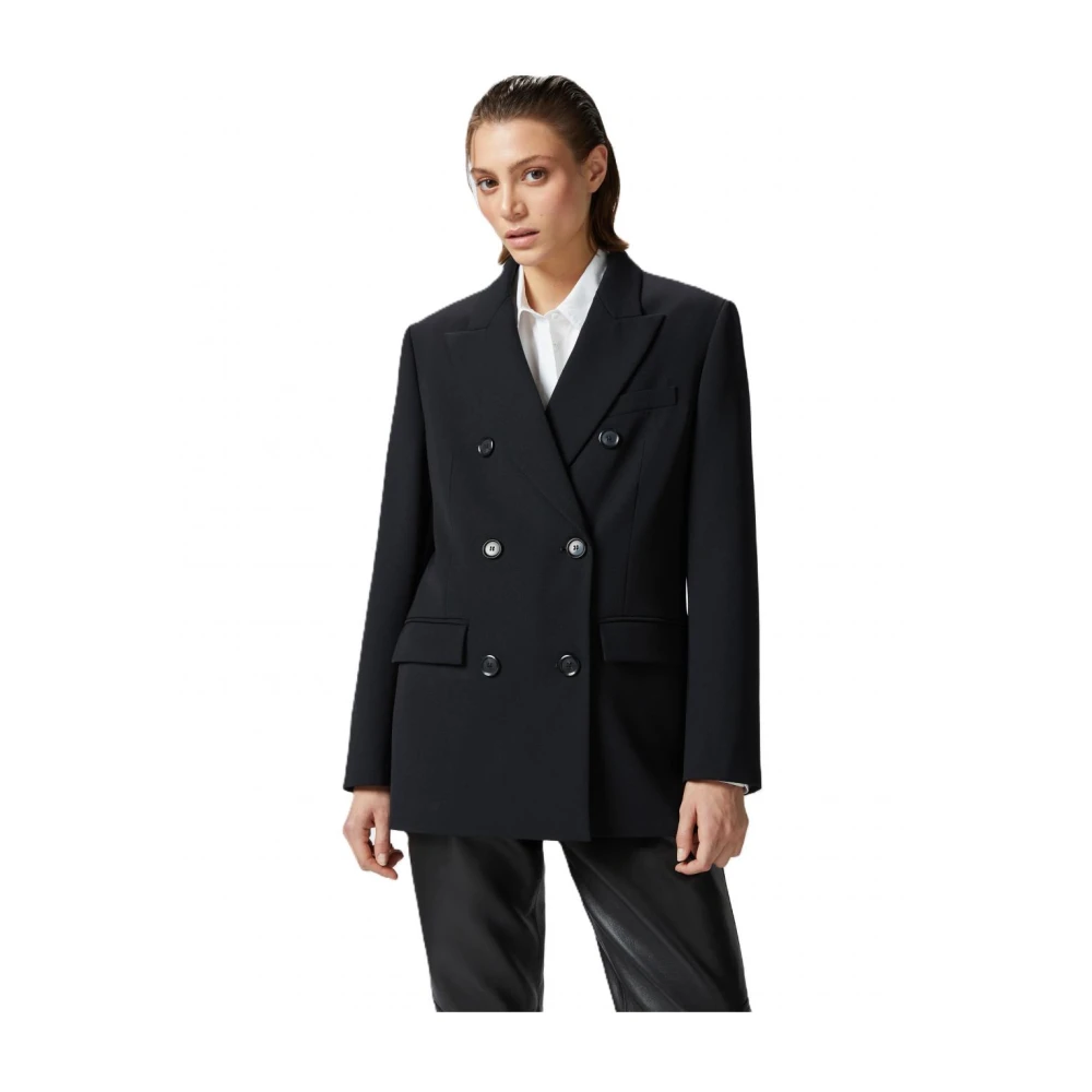 pinko Katoenen Casual Shirt Black Dames