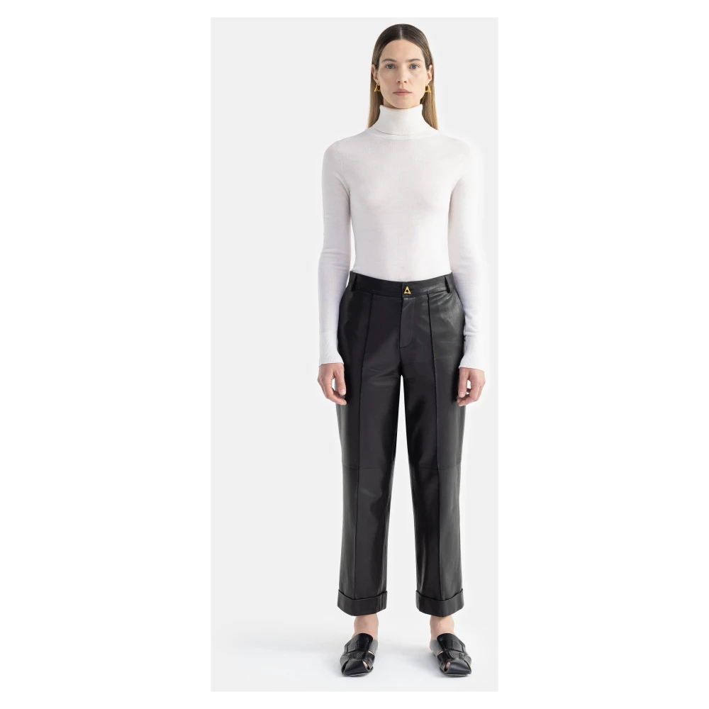 Aeron Merino Wool Turtleneck Sweater Beige Dames