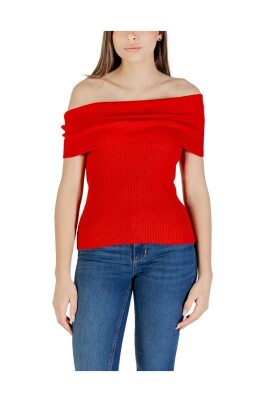 red-polyester-knit-sweater
