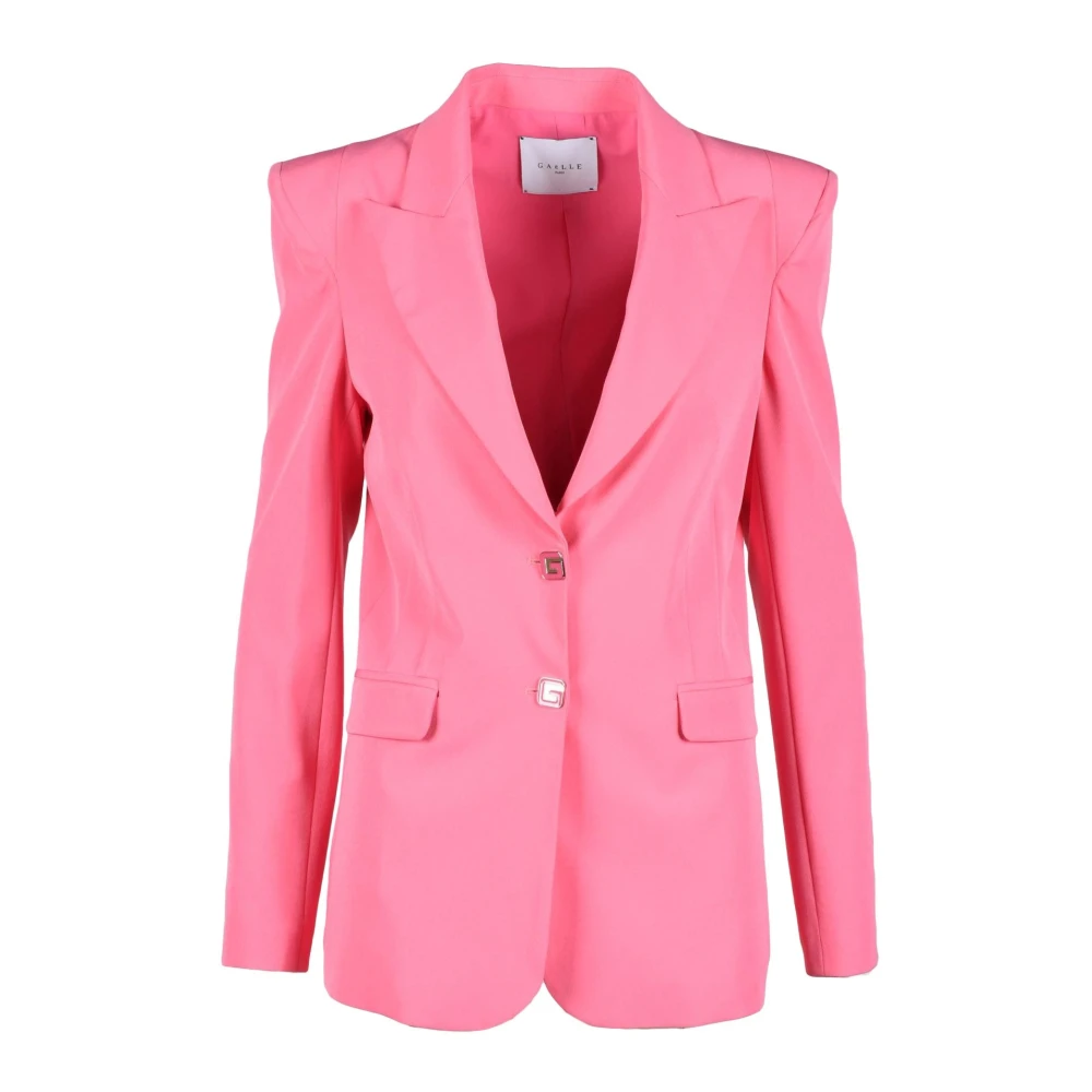 Gaëlle Paris Elegante Jas met Stretchstof Pink Dames