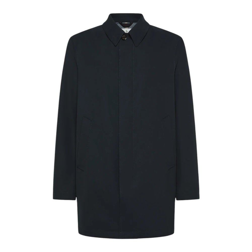 Peuterey Blauwe Trenchcoat Hinnoya TX Blue Heren