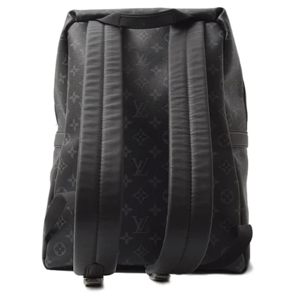 Louis Vuitton Vintage Pre-owned Canvas backpacks Black Heren