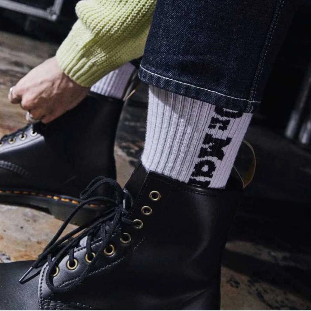 Dr. Martens Verticale Sokken White Heren