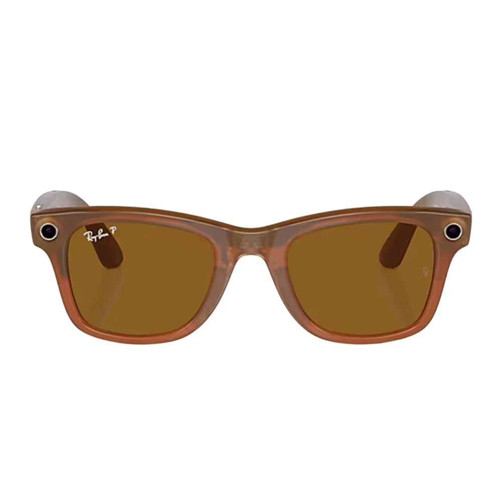 Ray-Ban Meta Wayfarer Polariserade Smartglasögon Brown, Unisex