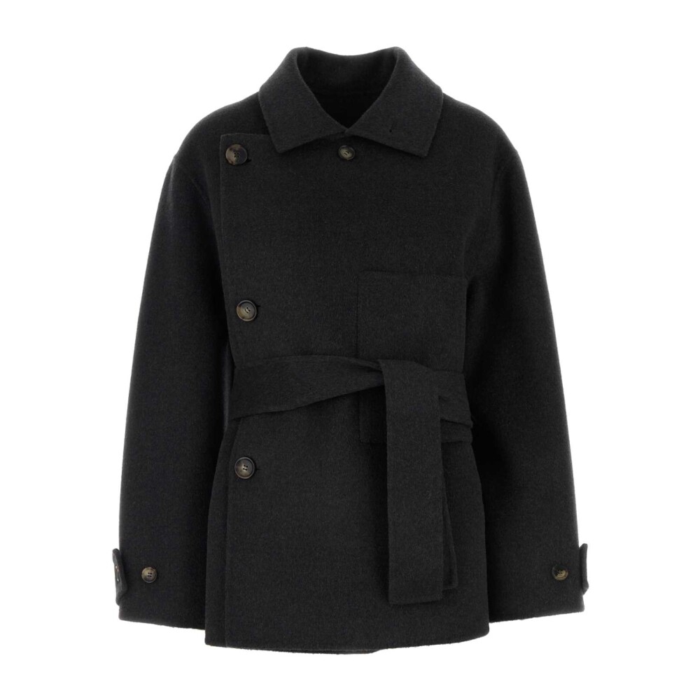 コート PHILOSOPHY DI LORENZO SERAFINI OVERCOAT LANA SPALMATO PHILOSOPHY DI LORENZO SERAFINI Belted wool-felt coat | THE