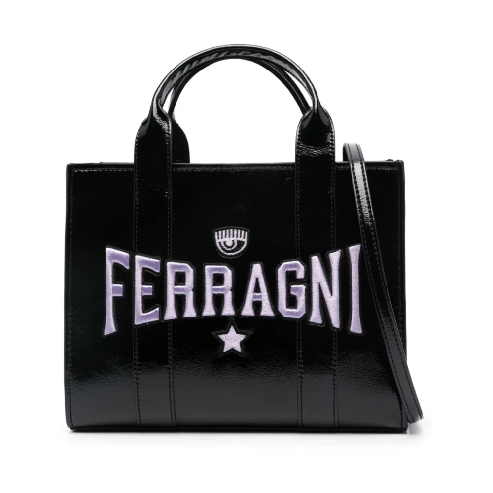 Chiara Ferragni Collection Zwarte handtas voor vrouwen Black Dames