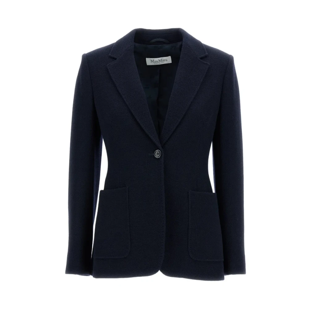 Max Mara Women's Blue Blazers, S, Mxmutilita