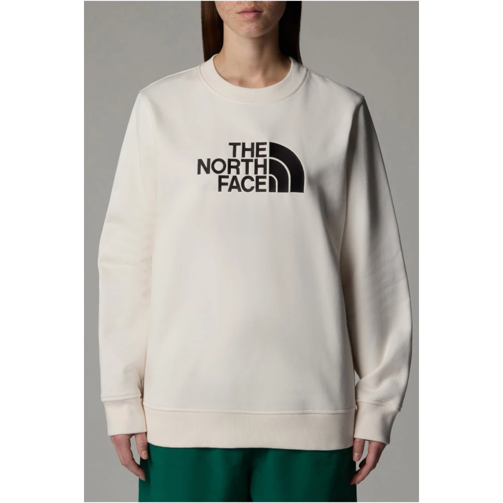The North Face Geborduurde Logo Sweater White Heren