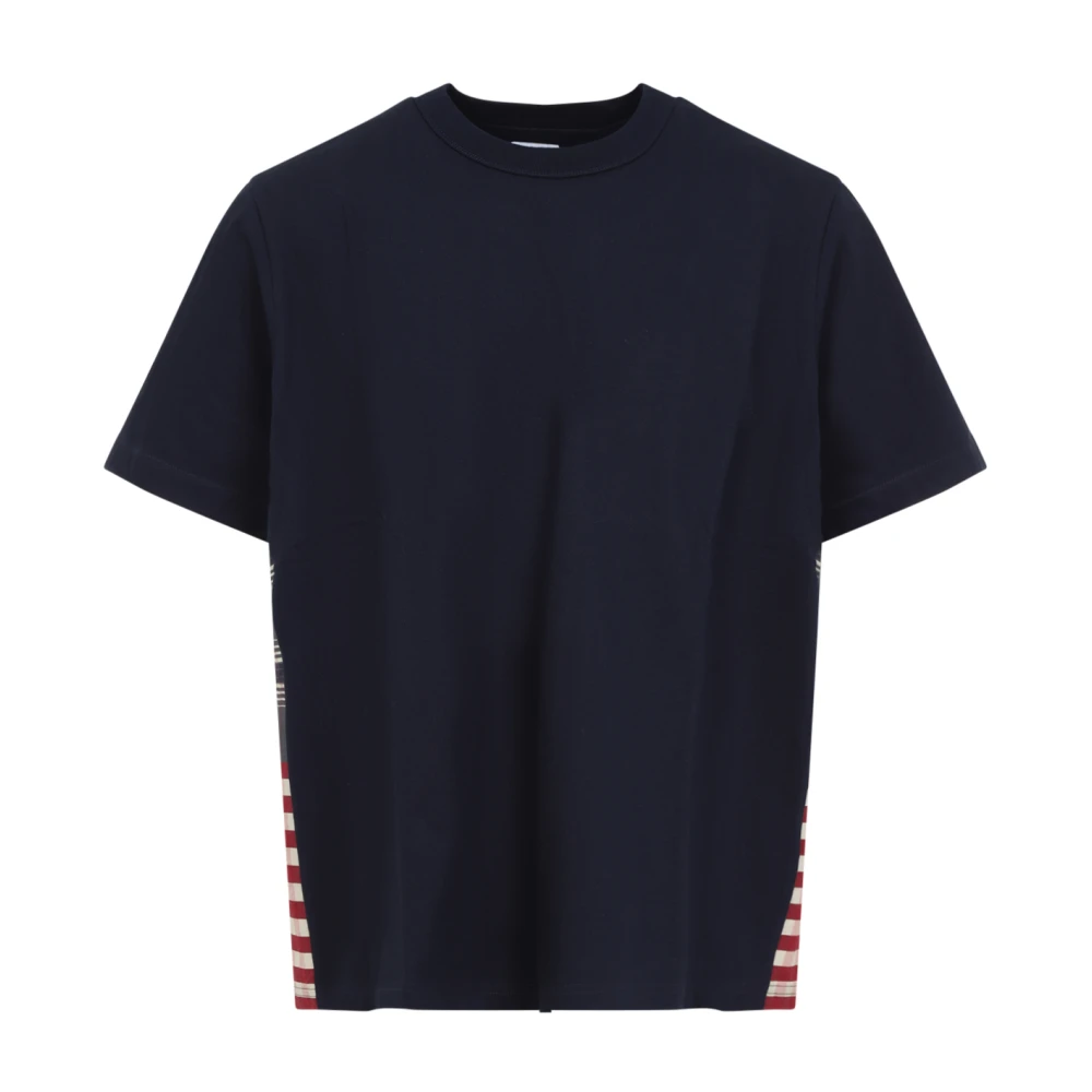 Bottega Veneta Abyss Multistripes T-Shirt Blue Heren