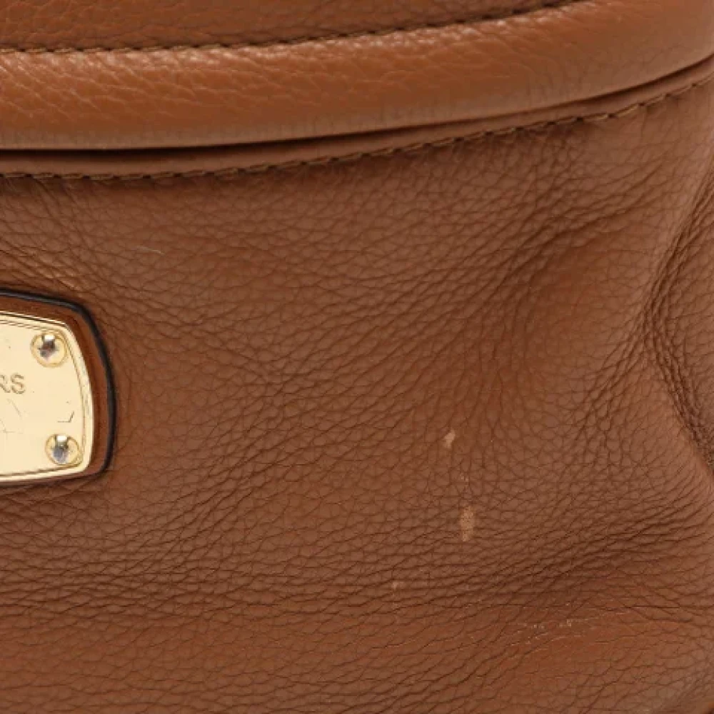 Michael Kors Pre-owned Leather backpacks Brown Dames