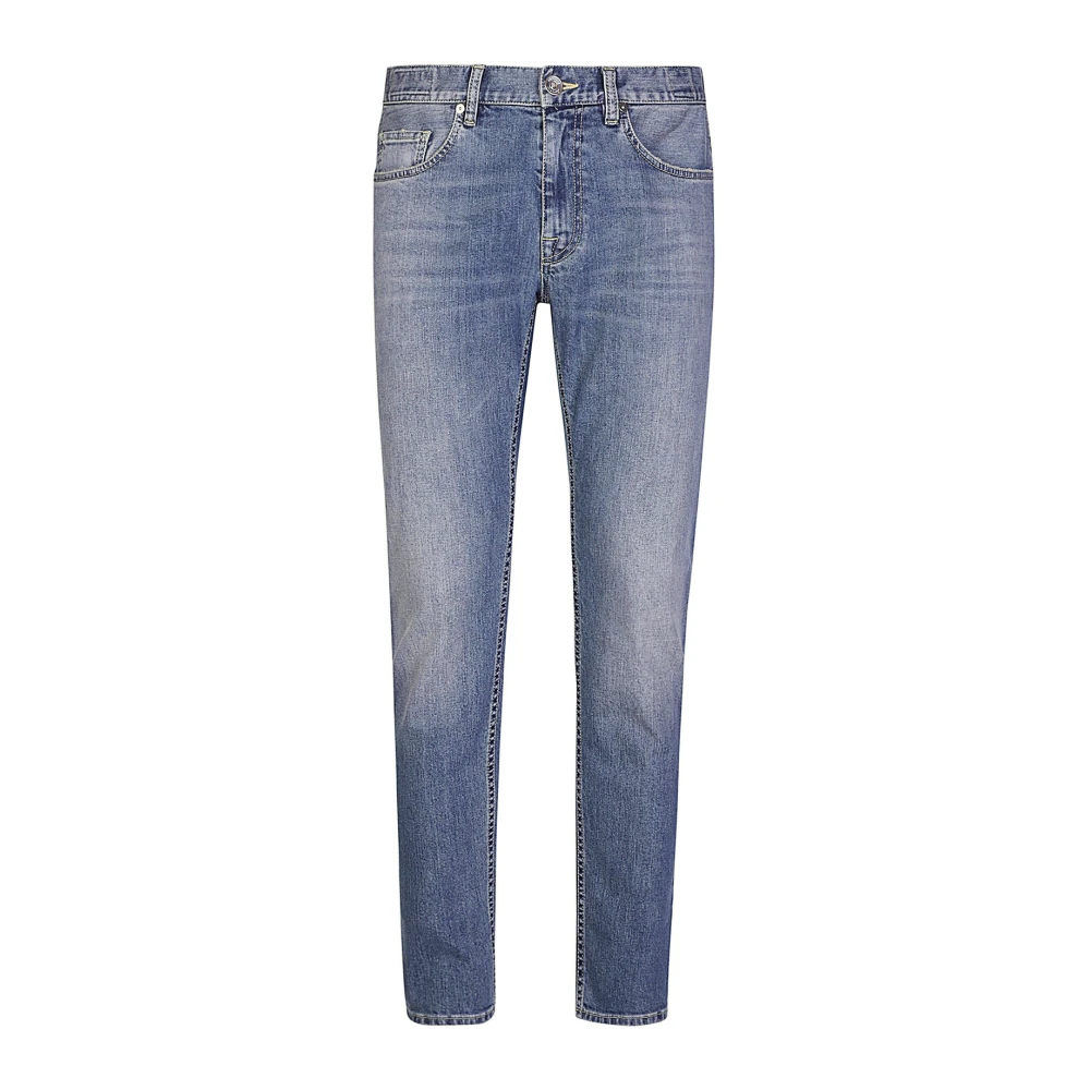 Eleventy Stretch Denim Regular Fit Broek Blue Heren