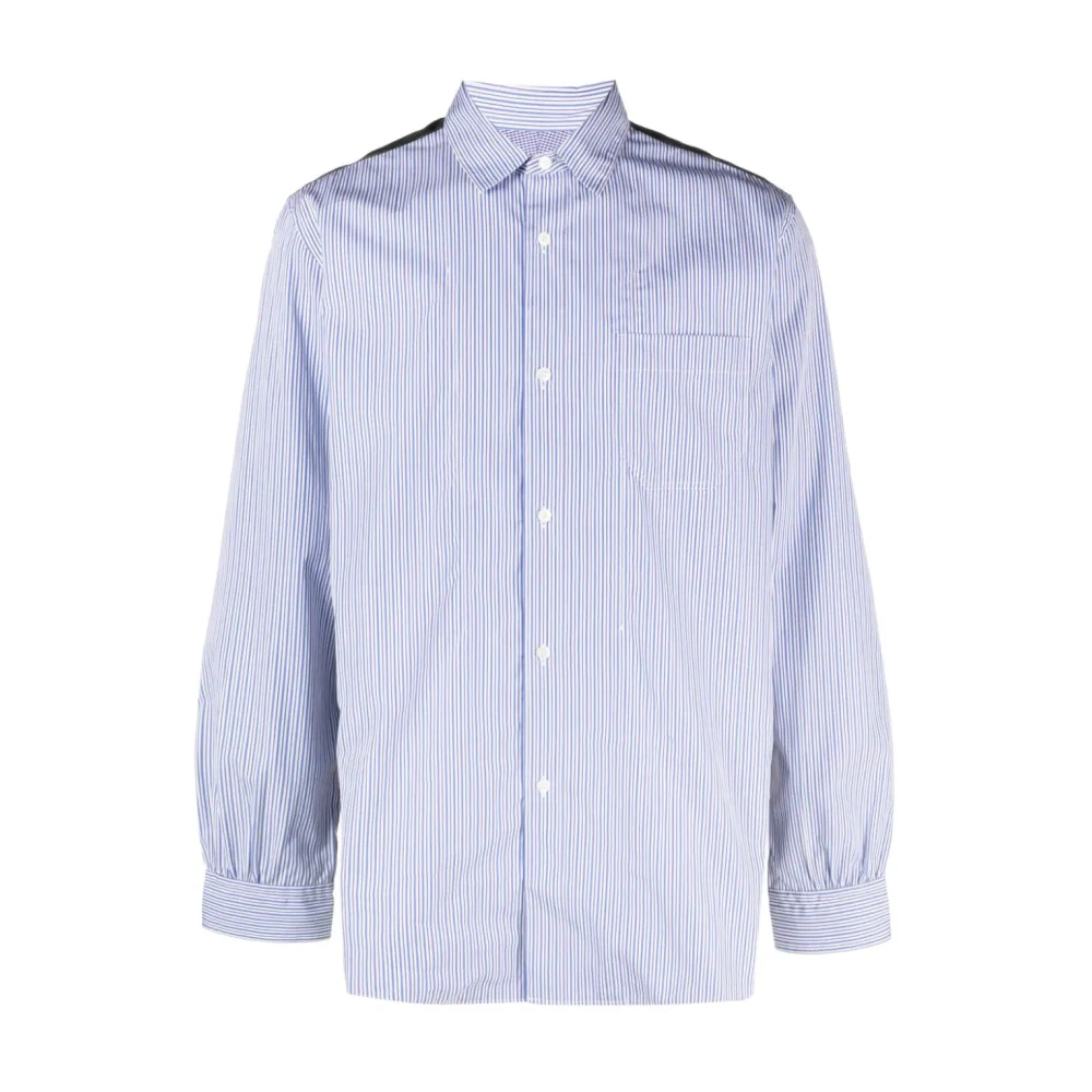 Junya Watanabe Grafisch Bedrukte Panelled Buttoned Shirt Multicolor Heren