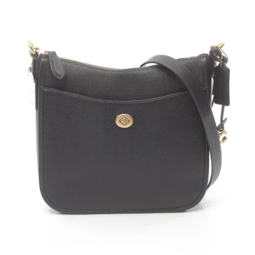 Coach Pre-owned Leather shoulder-bags Black Dames
