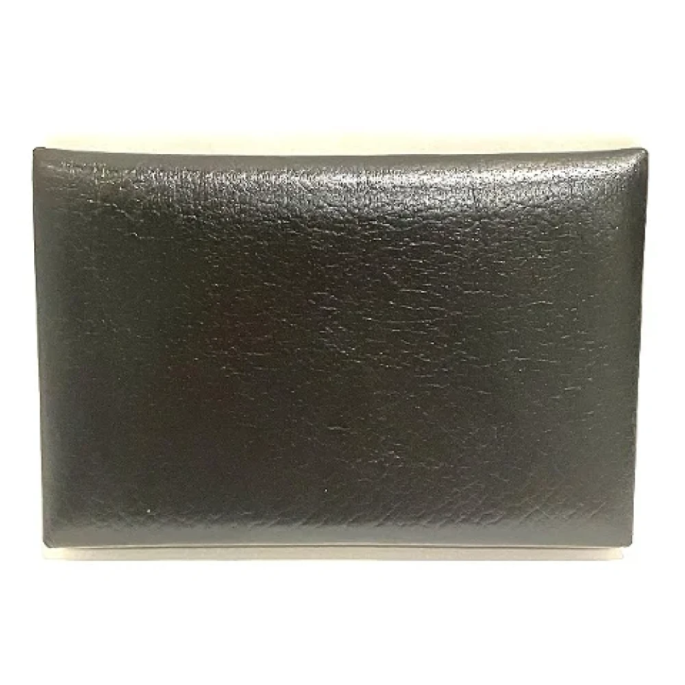 Hermès Vintage Pre-owned Leather wallets Black Dames