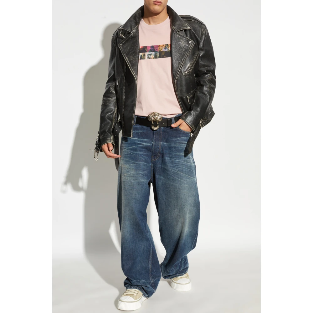 Diesel T-shirt T-Boxty Pink Heren