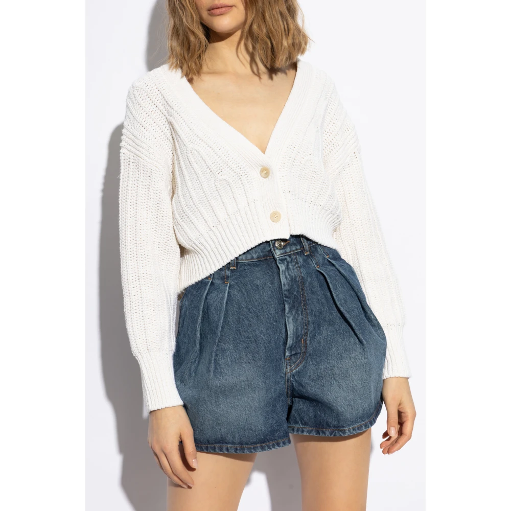 Max Mara Cardigan Stelvio White Dames