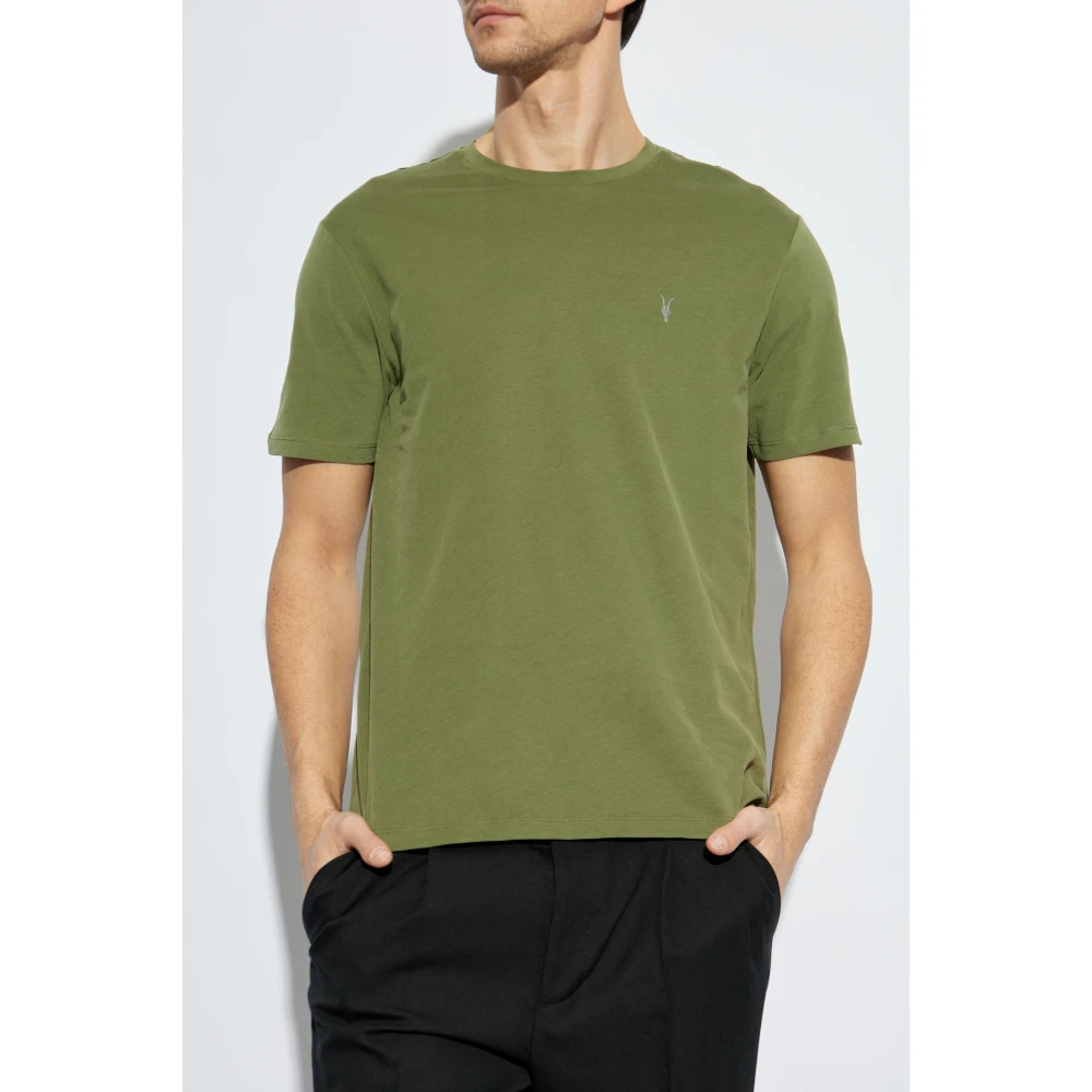 AllSaints T-shirt `Brace` Green Heren
