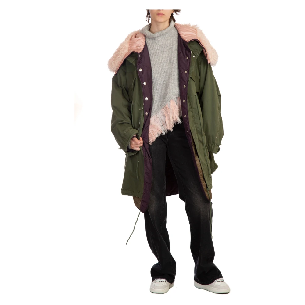 Seafarer Gelaagde Parka met Harding Stijl Green Dames