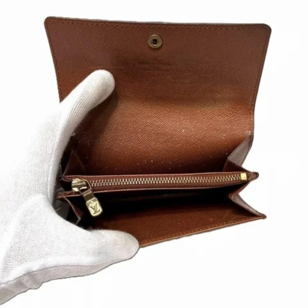 Louis Vuitton Vintage Pre-owned Canvas wallets Brown Dames