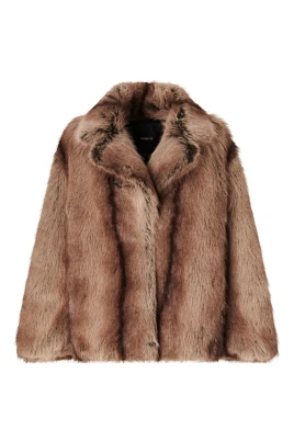 Caladea Faux Fur Coat