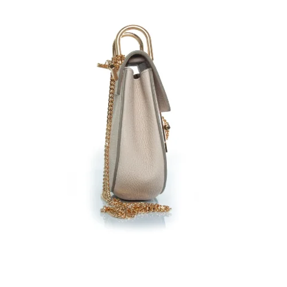Chloé Leather shoulder-bags Gray Dames