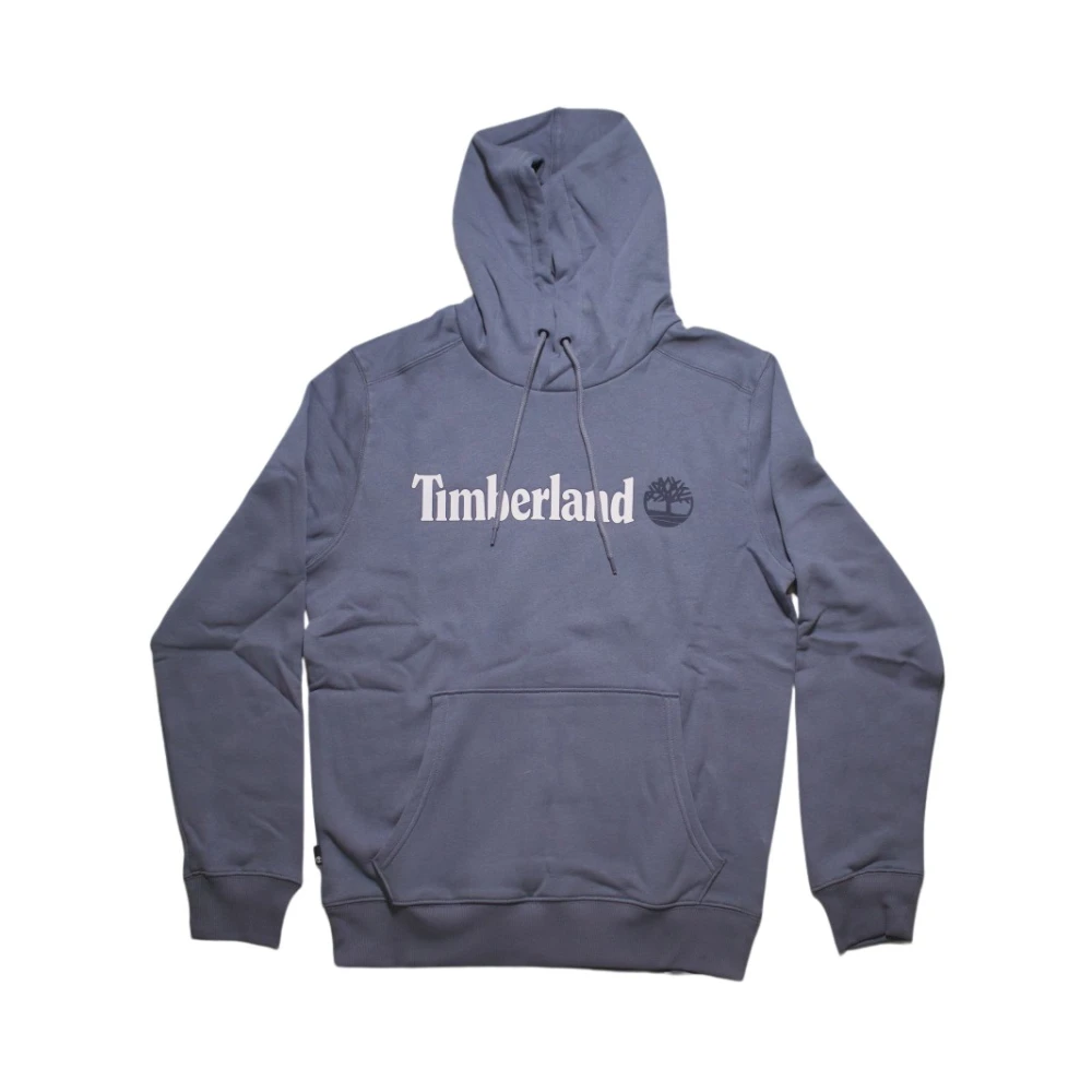 Timberland River Linear Hoodies Blue Heren
