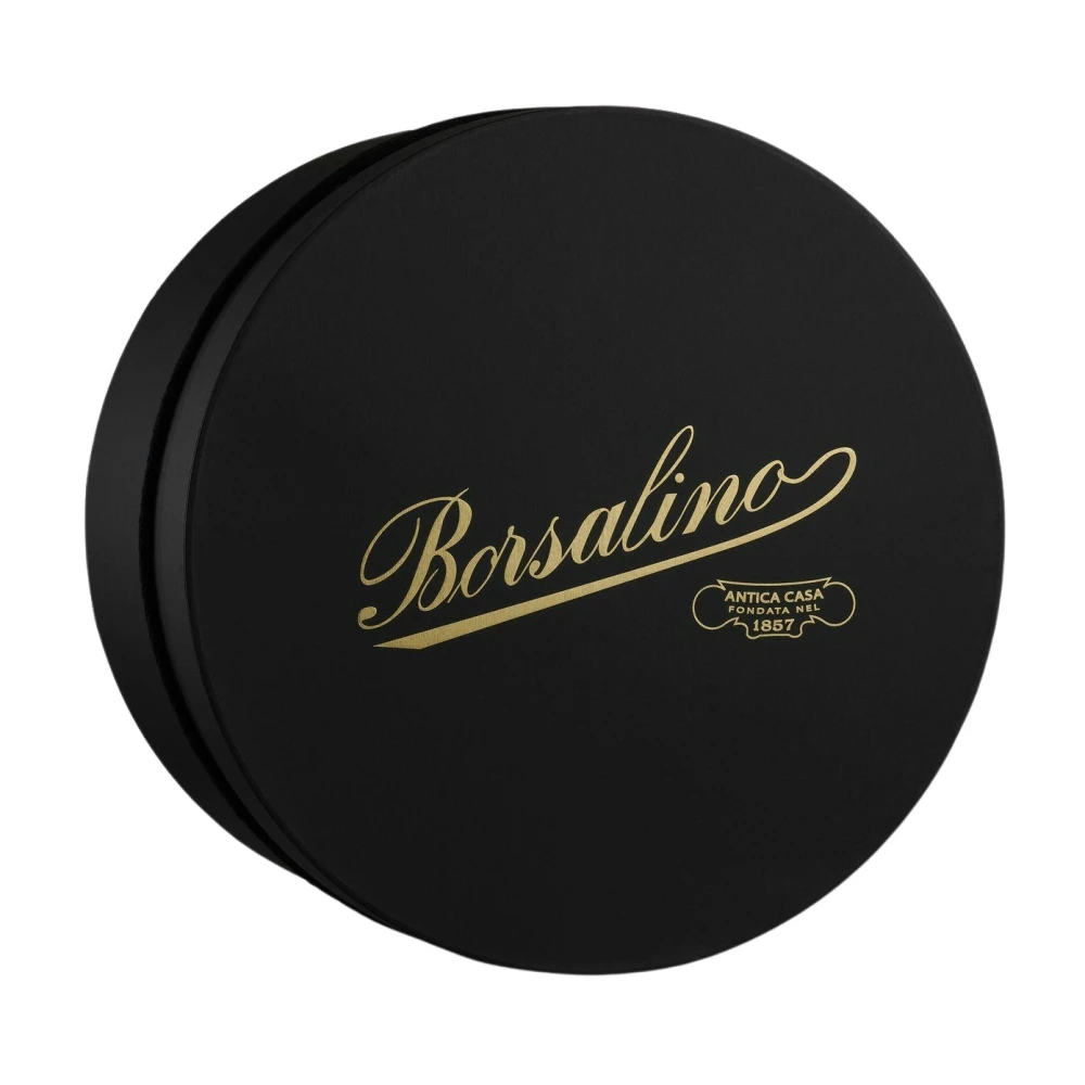 Borsalino Elegante Hoedendoos voor Favoriete Hoeden Black Unisex