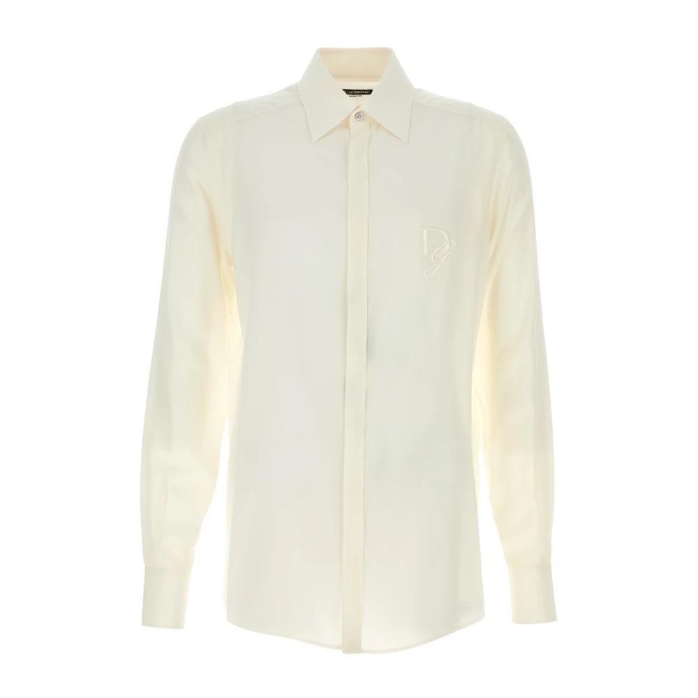 Dolce & Gabbana Uomo Bianco Camicie Eleganti Per Uomini E Donne