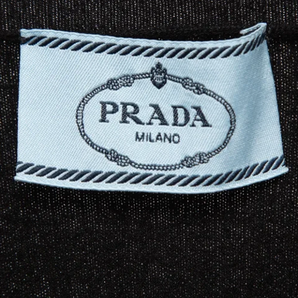 Prada Vintage Pre-owned Fabric tops Black Dames