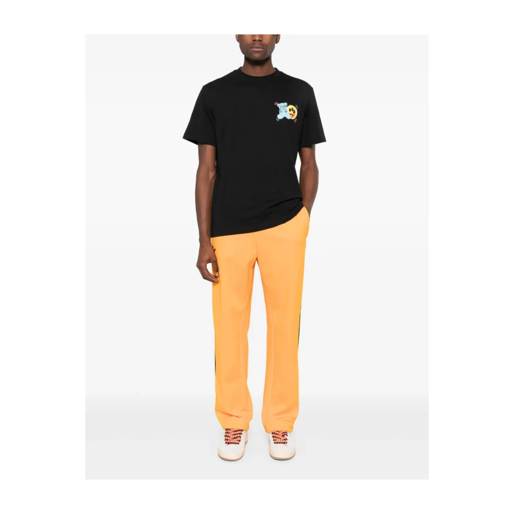 Barrow Zwarte Crew Neck T-shirt 100% Katoen Black Heren