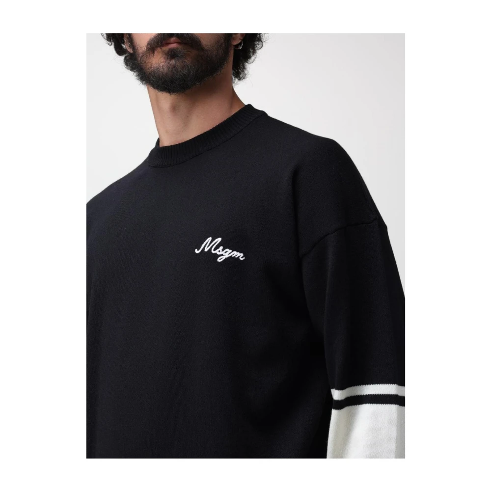 Msgm Stijlvolle Sweatshirts en Hoodies Black Heren