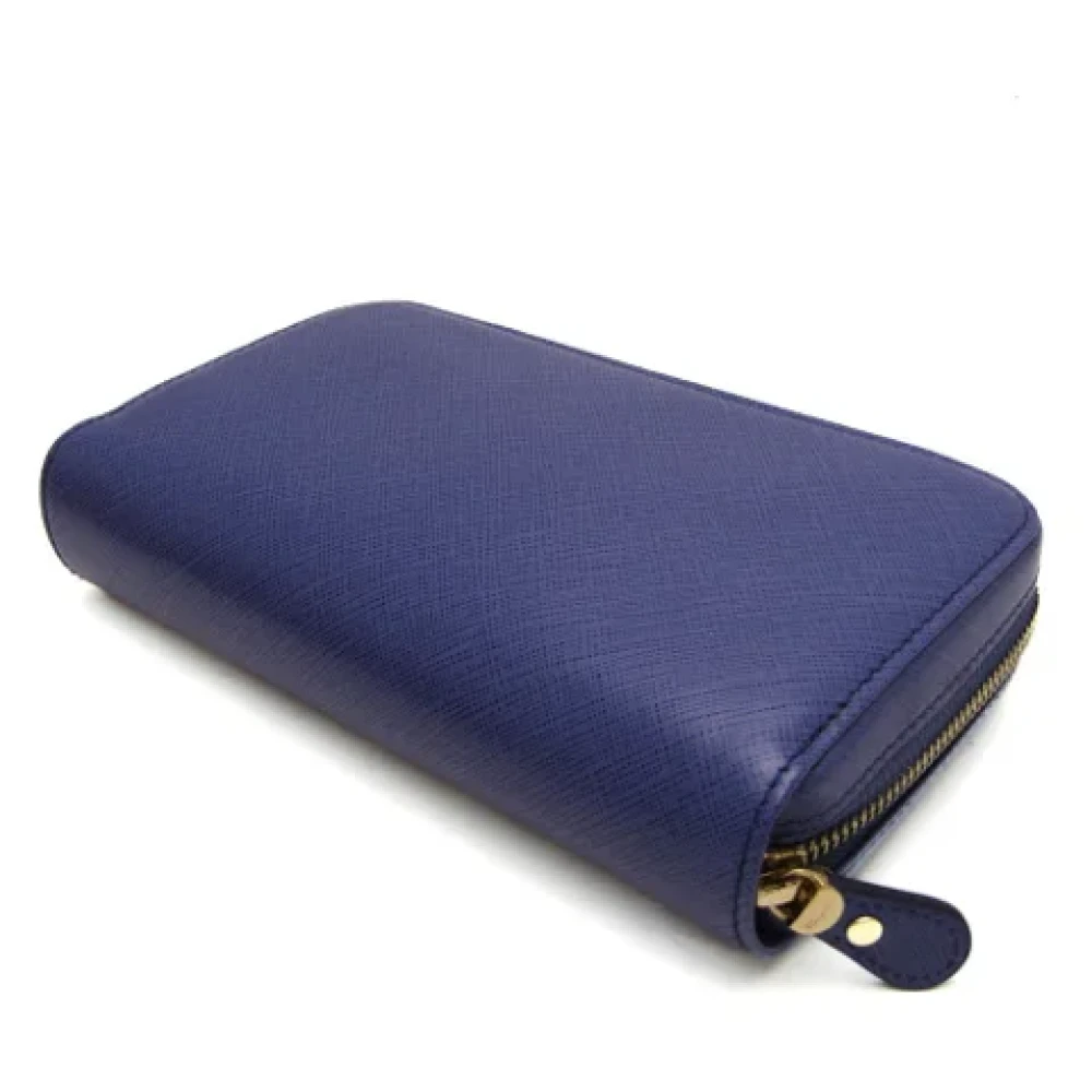 Salvatore Ferragamo Pre-owned Leather wallets Purple Dames