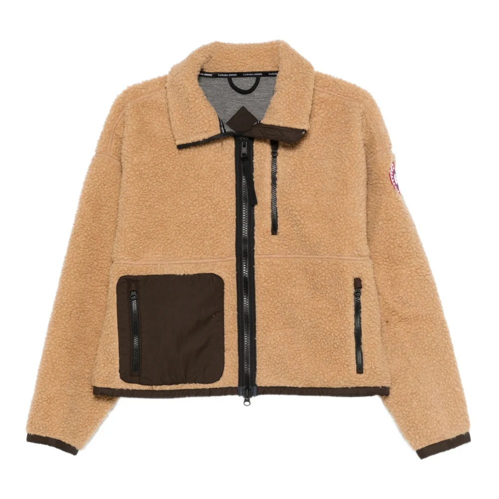 Canada Goose Women's Beige Simcoe Fleece Jacket