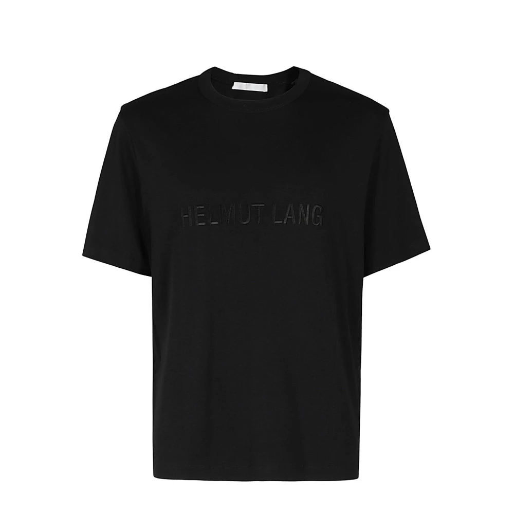 Helmut Lang Logo T-shirt Black Heren