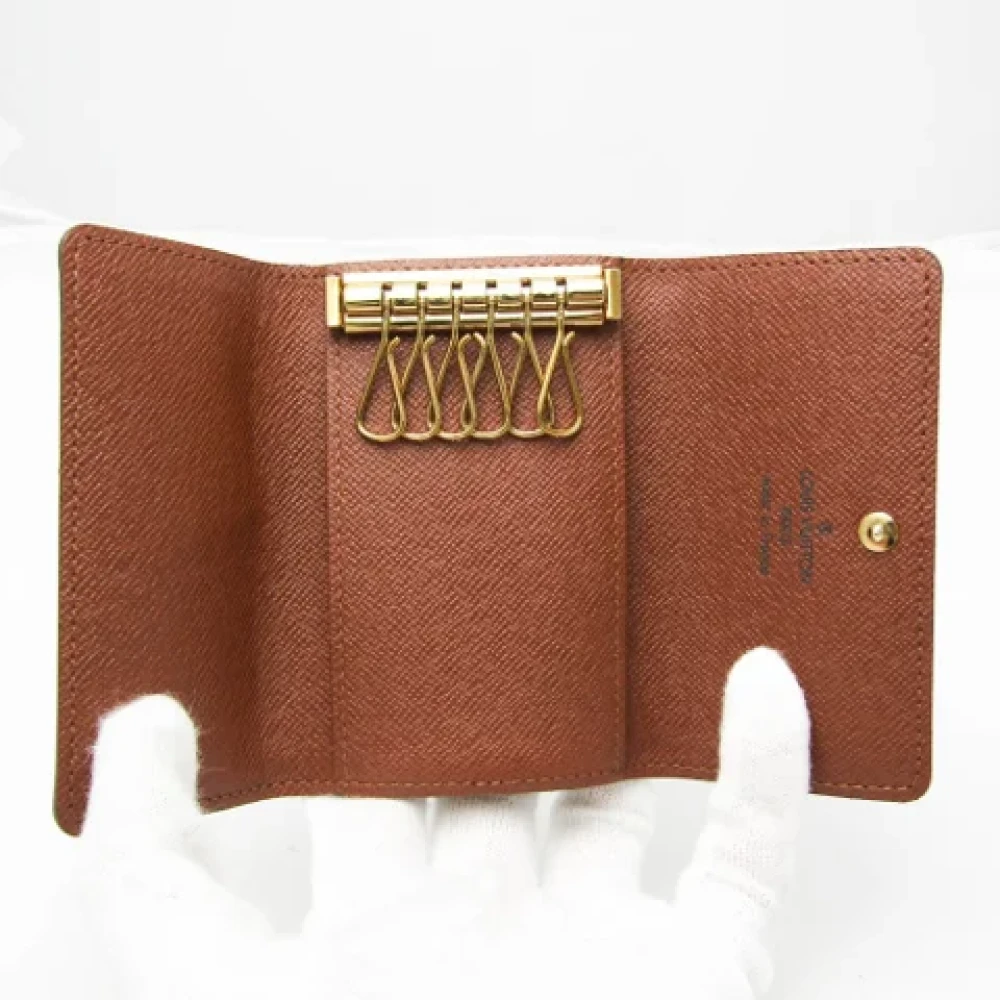 Louis Vuitton Vintage Pre-owned Fabric key-holders Brown Dames