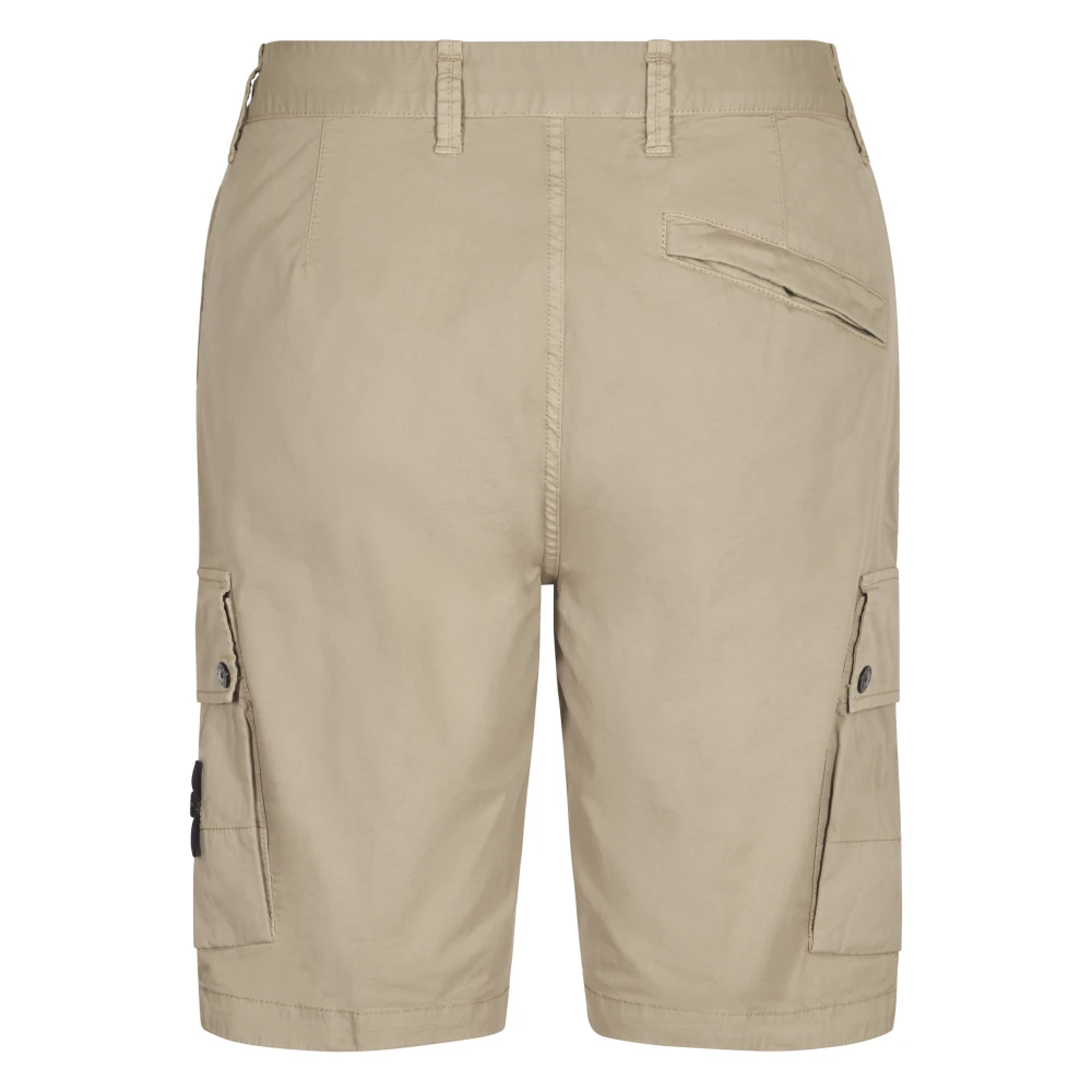 Stone Island Casual Zomer Shorts Beige Heren