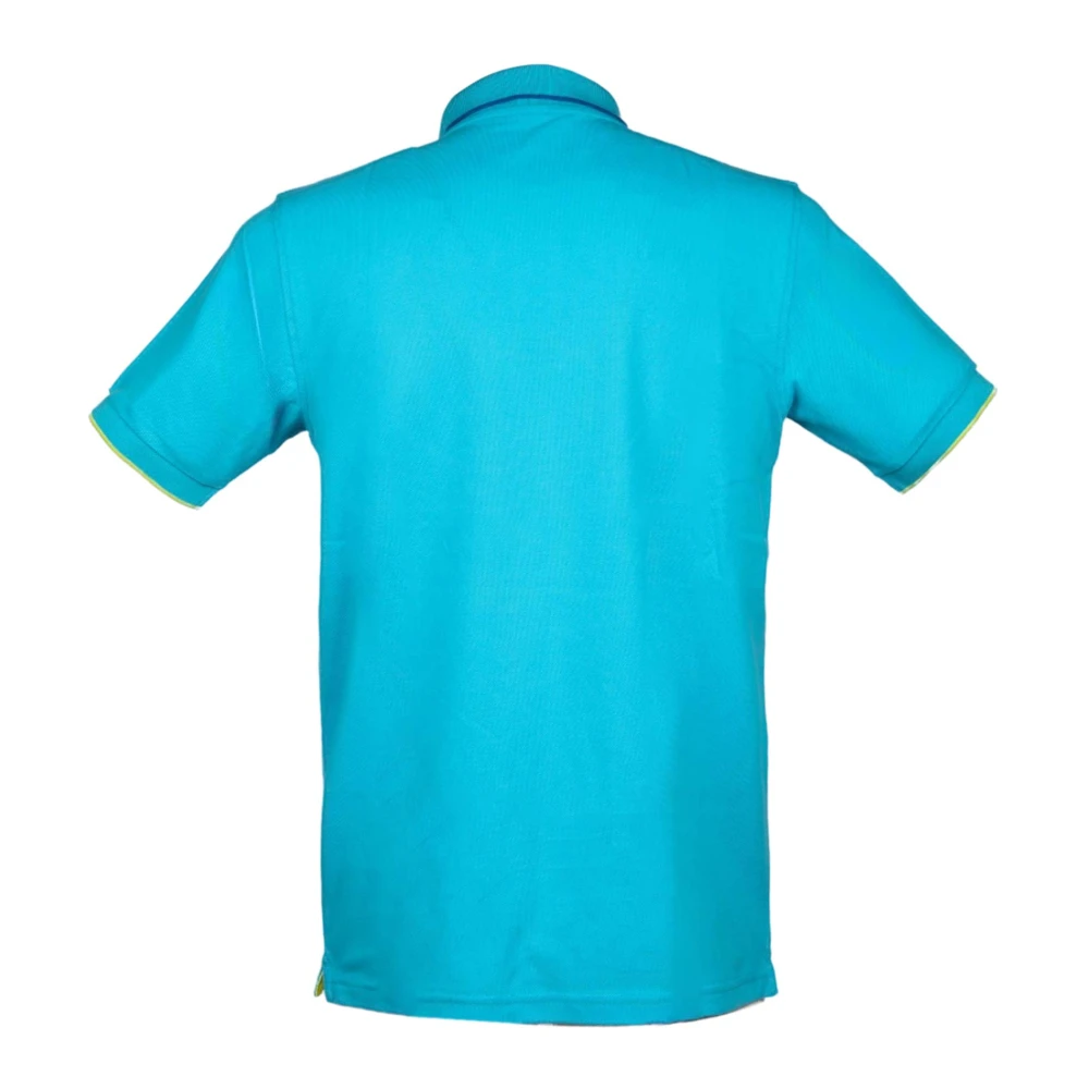 Sun68 Polo Shirts Blue Heren