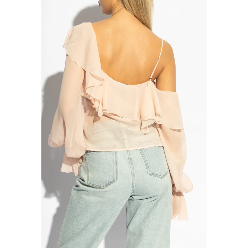 Blumarine Zijden top Pink Dames