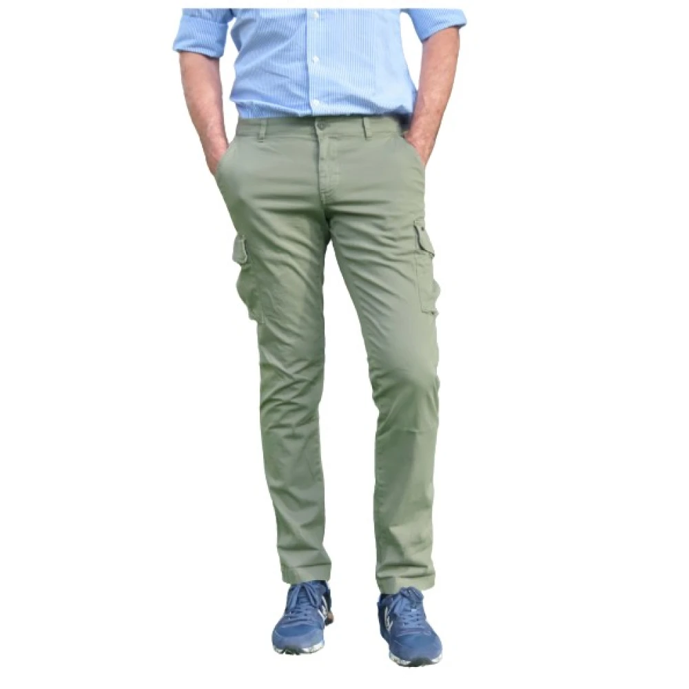 Mason's Extra Slim Cargo Broek Green Heren