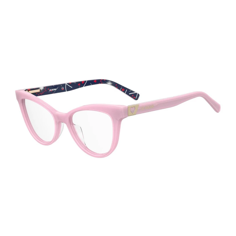Love Moschino Multicolor Acetaat monturen met design voor dames Multicolor Dames