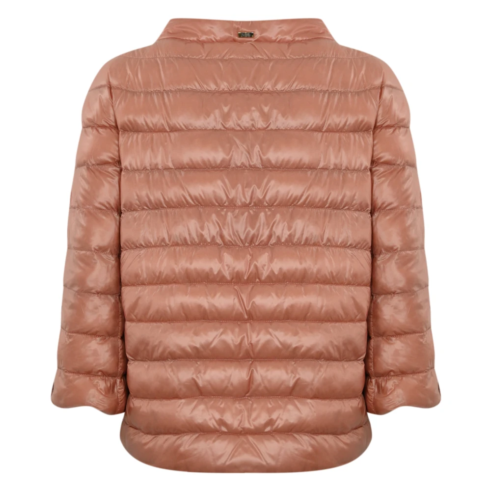 Herno Roze Gewatteerde Donsjas Pink Dames