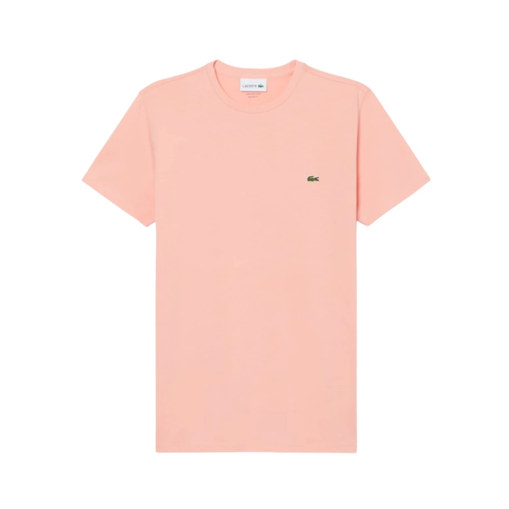 Lacoste Pink T-Shirts - Male - T-Shirts - Xs - Tops