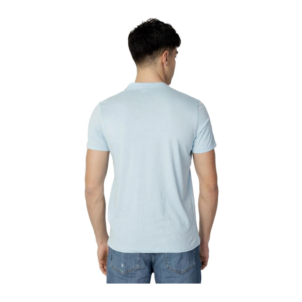 U.s. Polo Assn. Blauw Katoenen Crew Neck T-Shirt Blue Heren