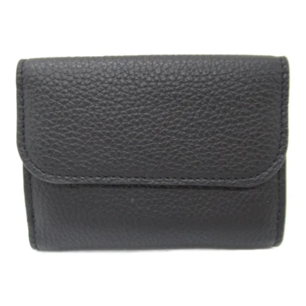 Chloé Pre-owned Leather wallets Black Dames